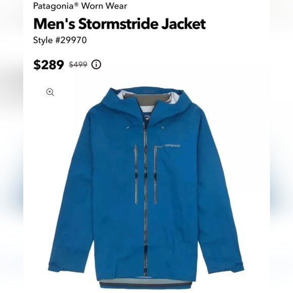 Patagonia Stormstride Jacket Gore-Tex Recco Ski Jacket men's S - Picture 4 of 16